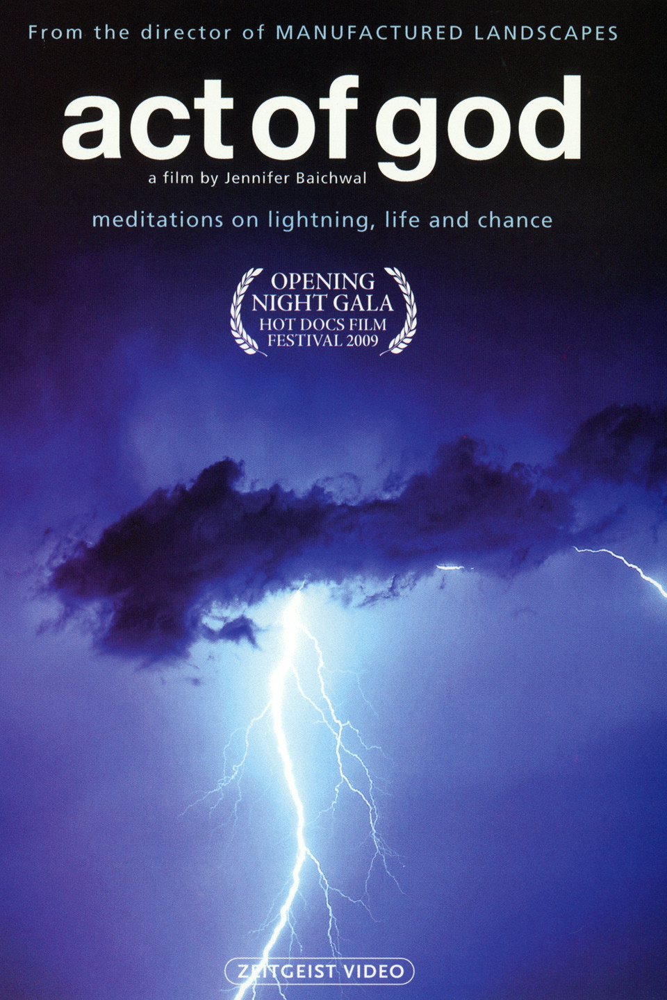 Poster for documentary "Act of God"