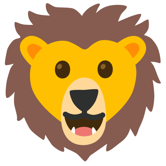 grinning-lion_face