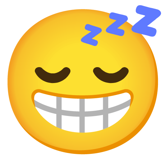 grin sleeping grin-sleeping