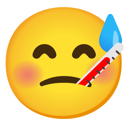 sweat_smile-face_with_thermometer