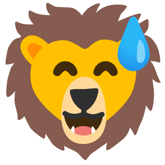 sweat_smile-lion_face