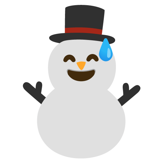 sweat_smile-snowman_without_snow