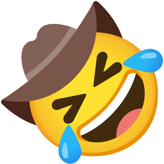 rolling_on_the_floor_laughing-face_with_cowboy_hat