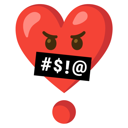 face with symbols on mouth heavy heart exclamation mark ornament face_with_symbols_on_mouth-heavy_heart_exclamation_mark_ornament