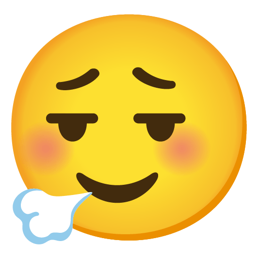 face exhaling relaxed face_exhaling-relaxed