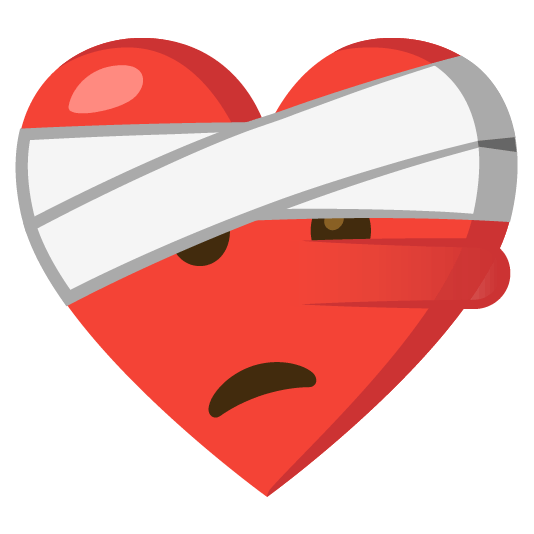 mending heart lying face mending_heart-lying_face