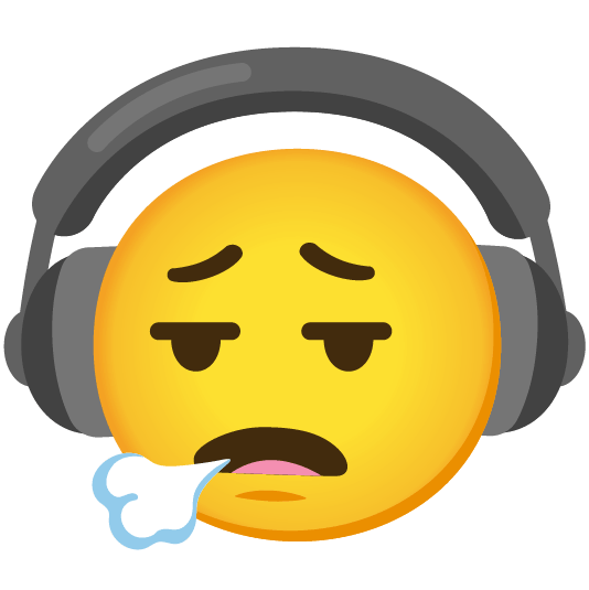 headphones face exhaling headphones-face_exhaling