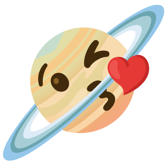 kissing_heart-ringed_planet