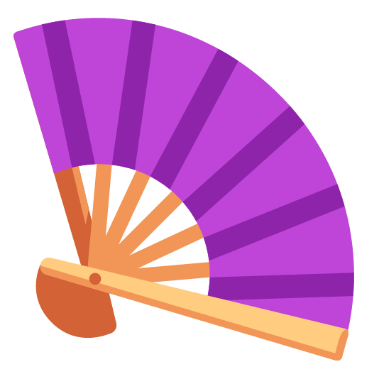 purple_heart-folding_hand_fan