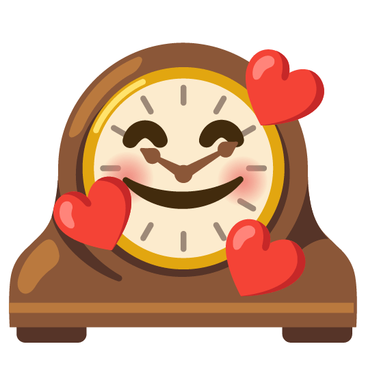 smiling_face_with_3_hearts-mantelpiece_clock