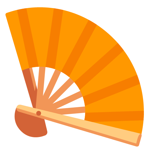 orange_heart-folding_hand_fan