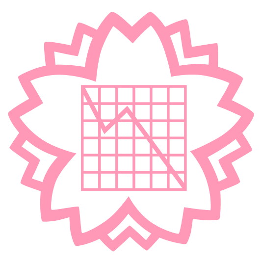 white_flower-chart_with_downwards_trend