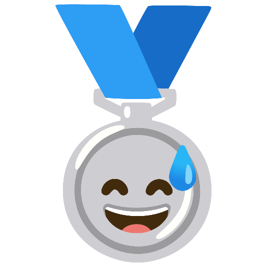 second_place_medal-sweat_smile