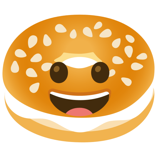 bagel-grinning