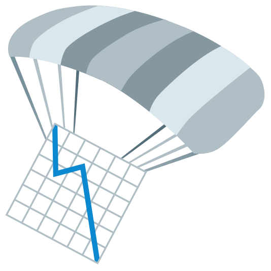 parachute-chart_with_downwards_trend