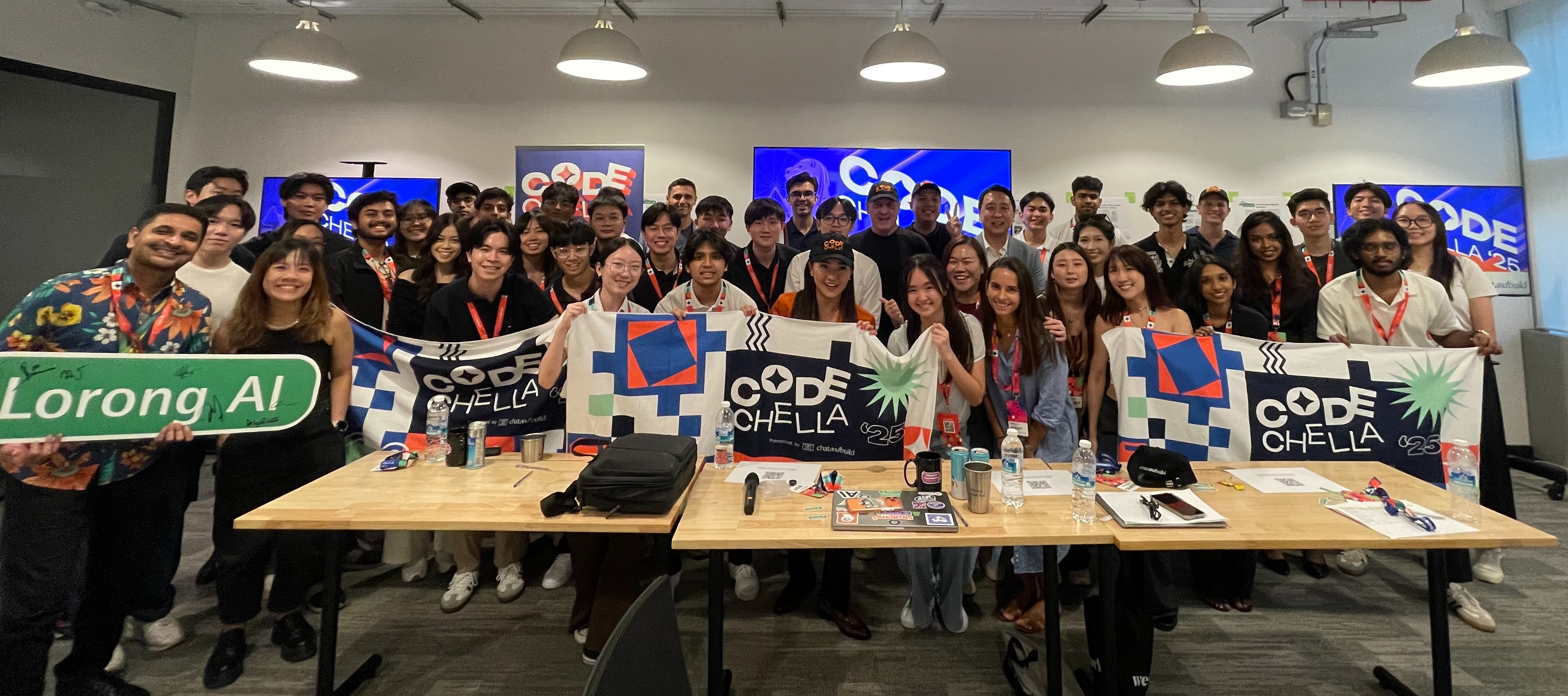 ChatAndBuild team at Codechella, its flagship global festival brand