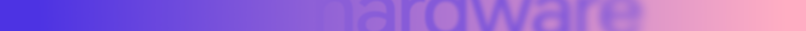 Blue to pink gradient banner
