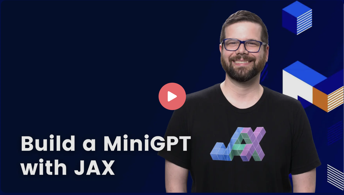 Build a MiniGPT with JAX