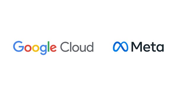 Google Cloud Meta brand logos