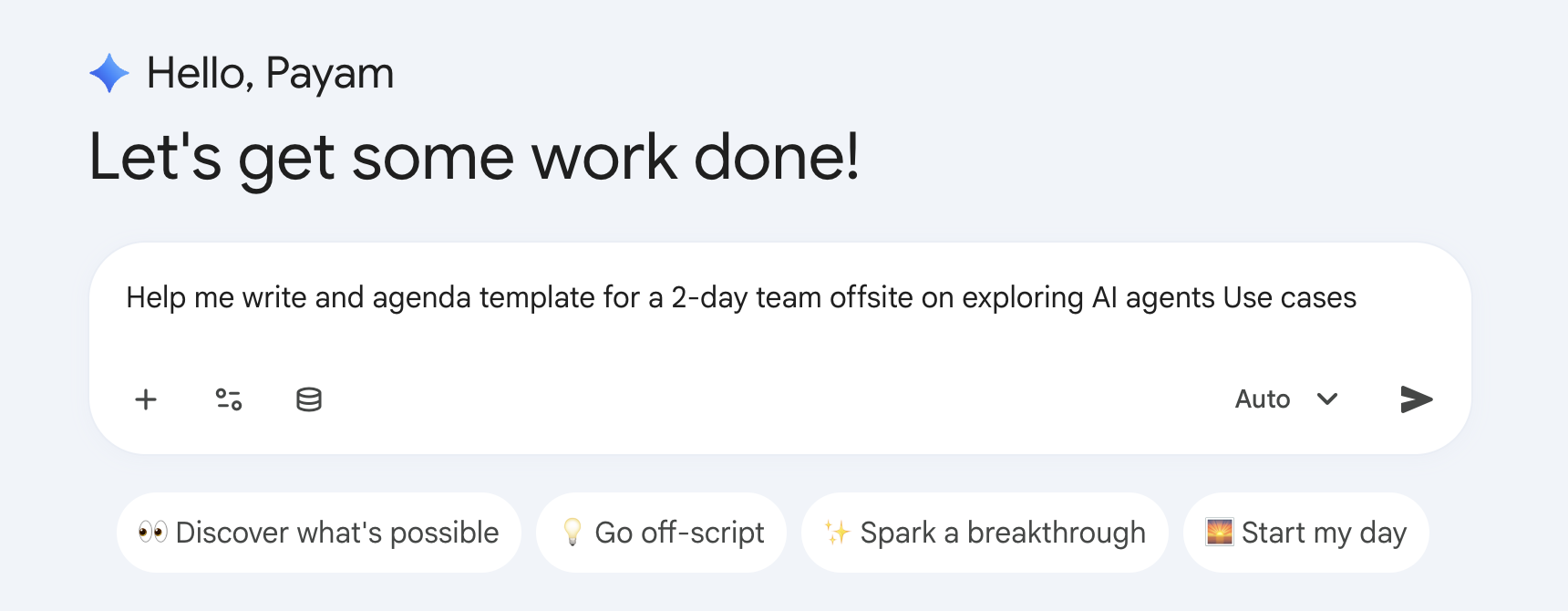 prompt for an agenda template