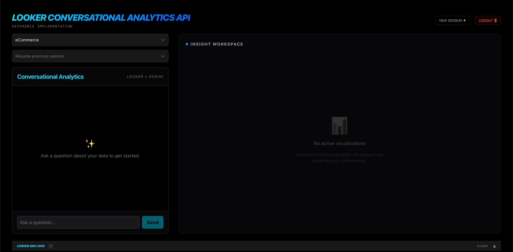 Building a fully custom UI with Looker’s Conversational Analytics API endpoints