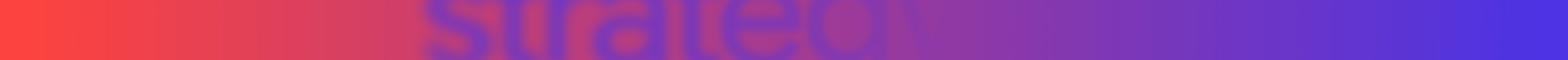 Red to blue gradient banner