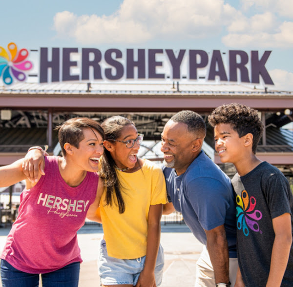 Family at Hershey Park
