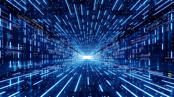 futuristic data center