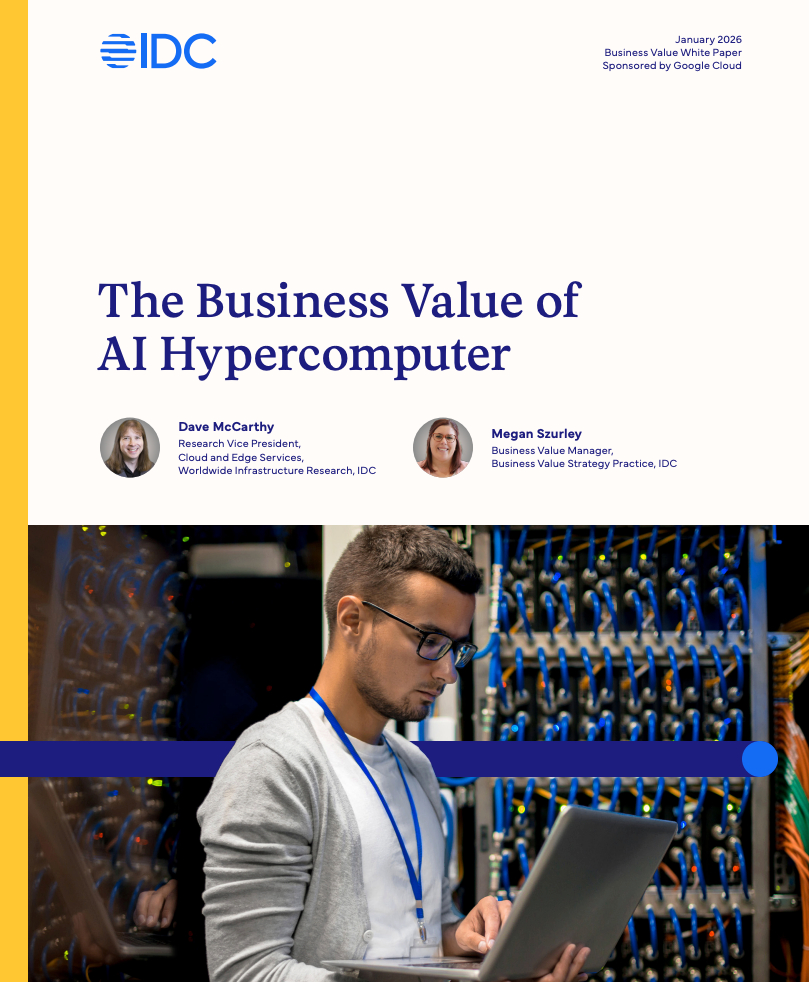 IDC Business Value of AI Hypercomputer