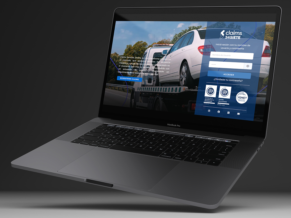 Interfaz de usuario en el Apple MacBook Pro