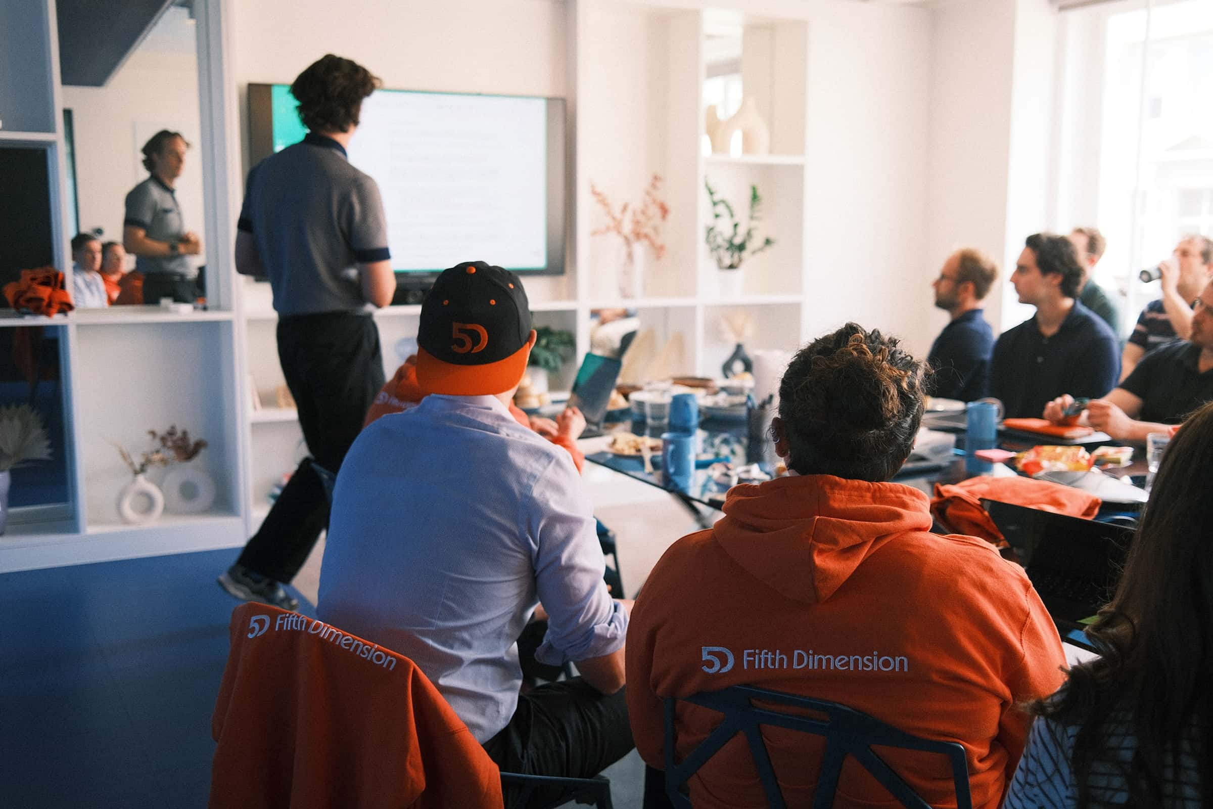 Fifth Dimension at a conference