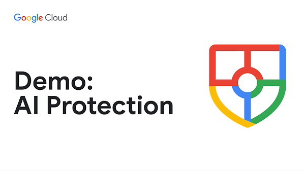 Sicherheitsschild in den Farben von Google