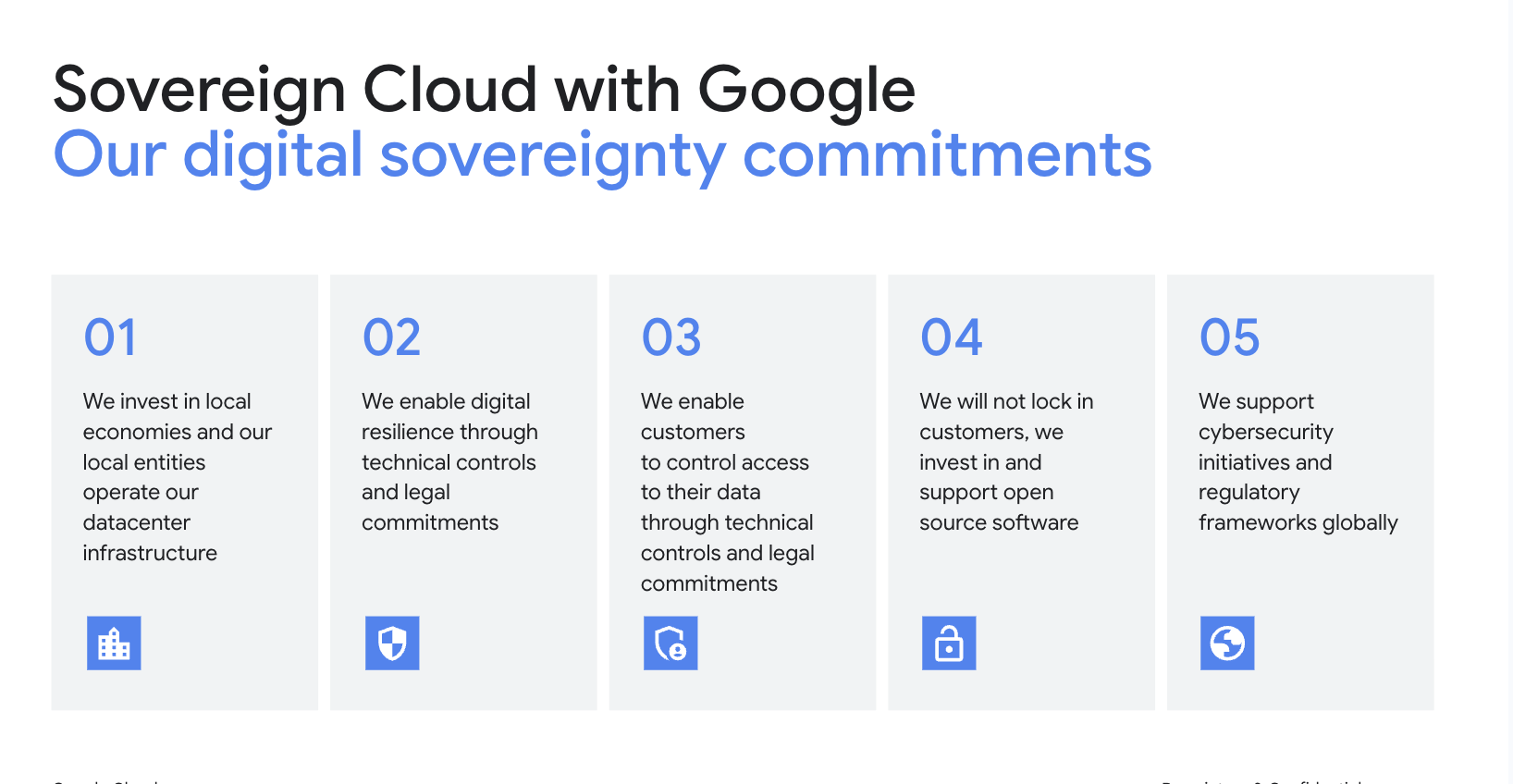 Our digital sovereignty committments