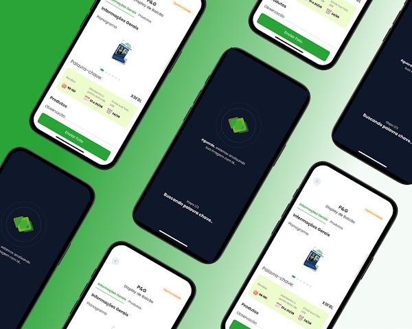 A bunch of smartphones onscreen