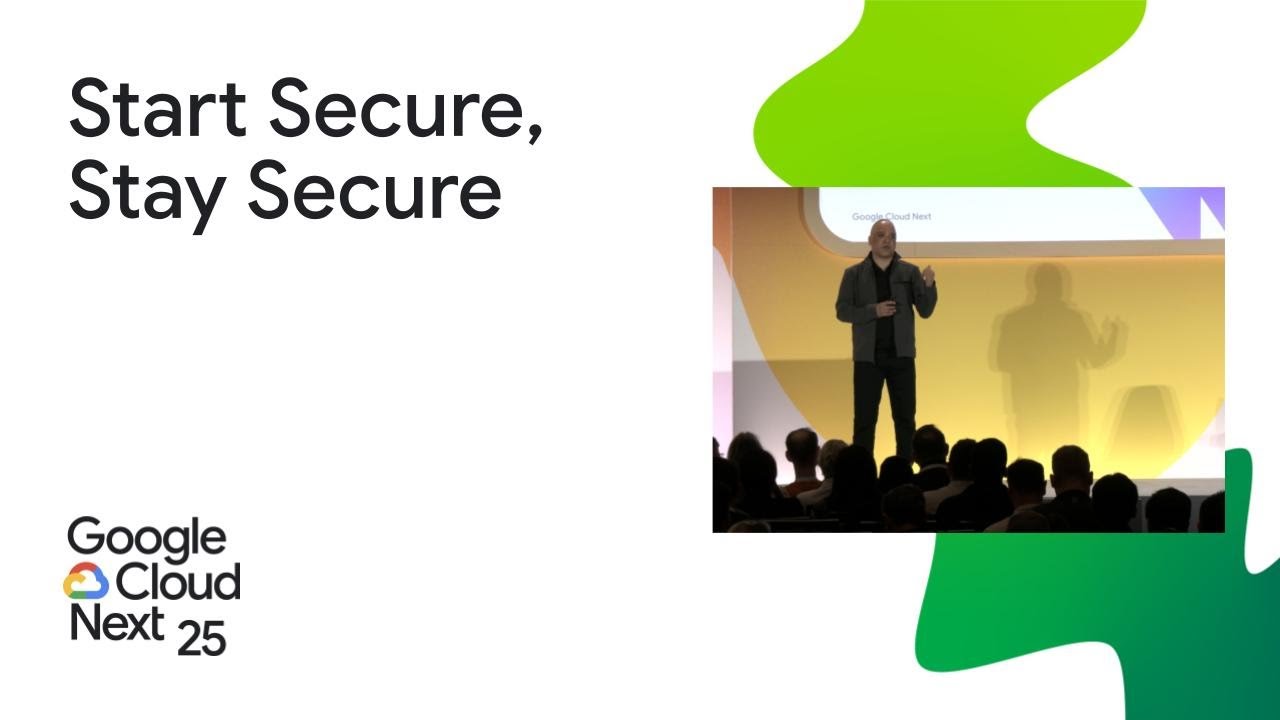 Next 25 banner saying Start secure, stay secure