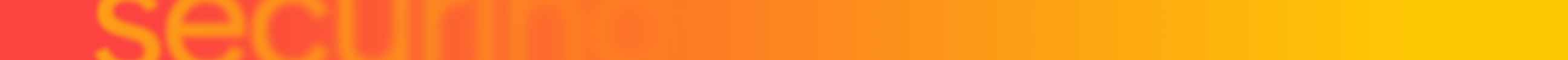Orange to yellow gradient banner 