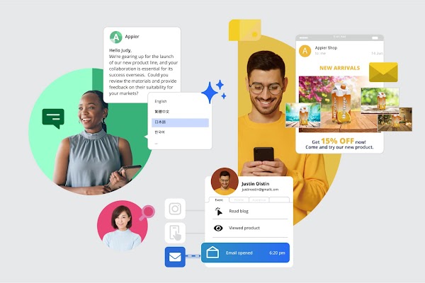 Snapshots of Appier interface