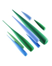 gen AI-generated blue and green spears