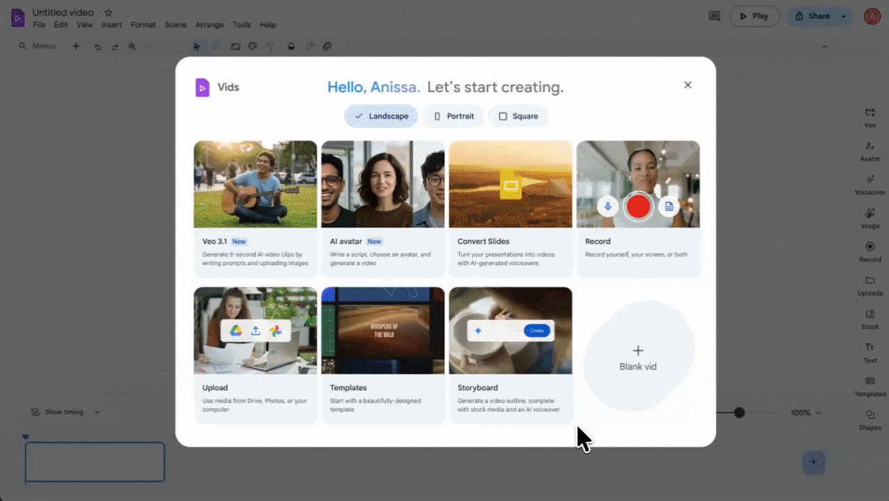 Turn project briefs into engaging video updates