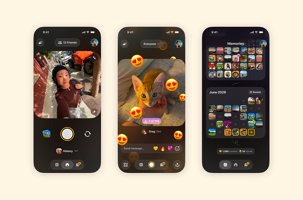 "Locket Looks," a feature utilizing AI to create and share selfies