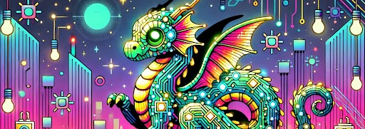 圖片：以 LLM 資源調度的概念繪製的龍