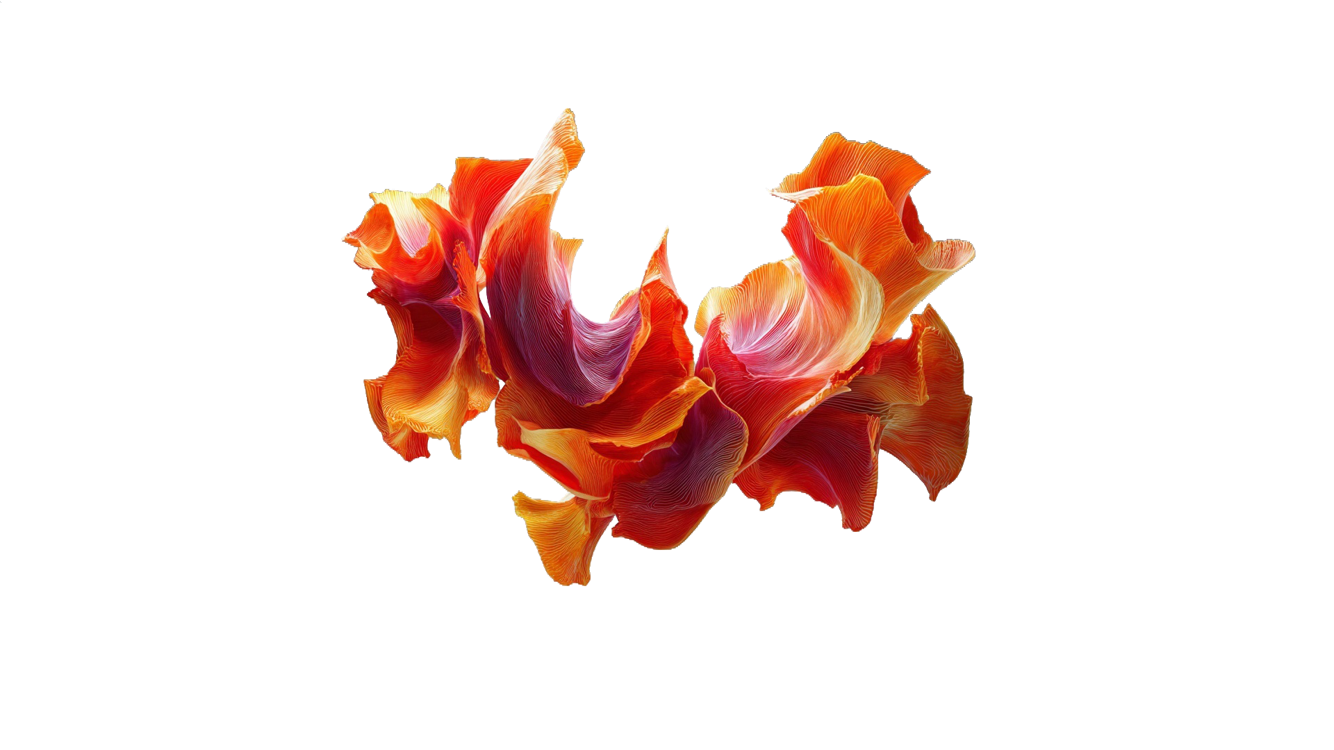 AI-generated image somewhat resembling a flame
