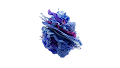 amorphous blue and purple image