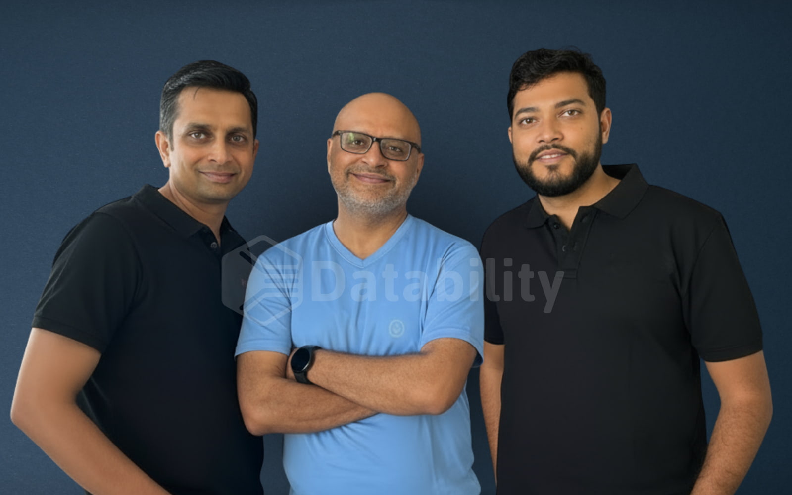 Datability Founders: Neel Kothari (CEO), Sachin Grover (CTO), and Shrikant Kale (COO)