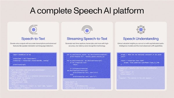 A complete speech AI platform