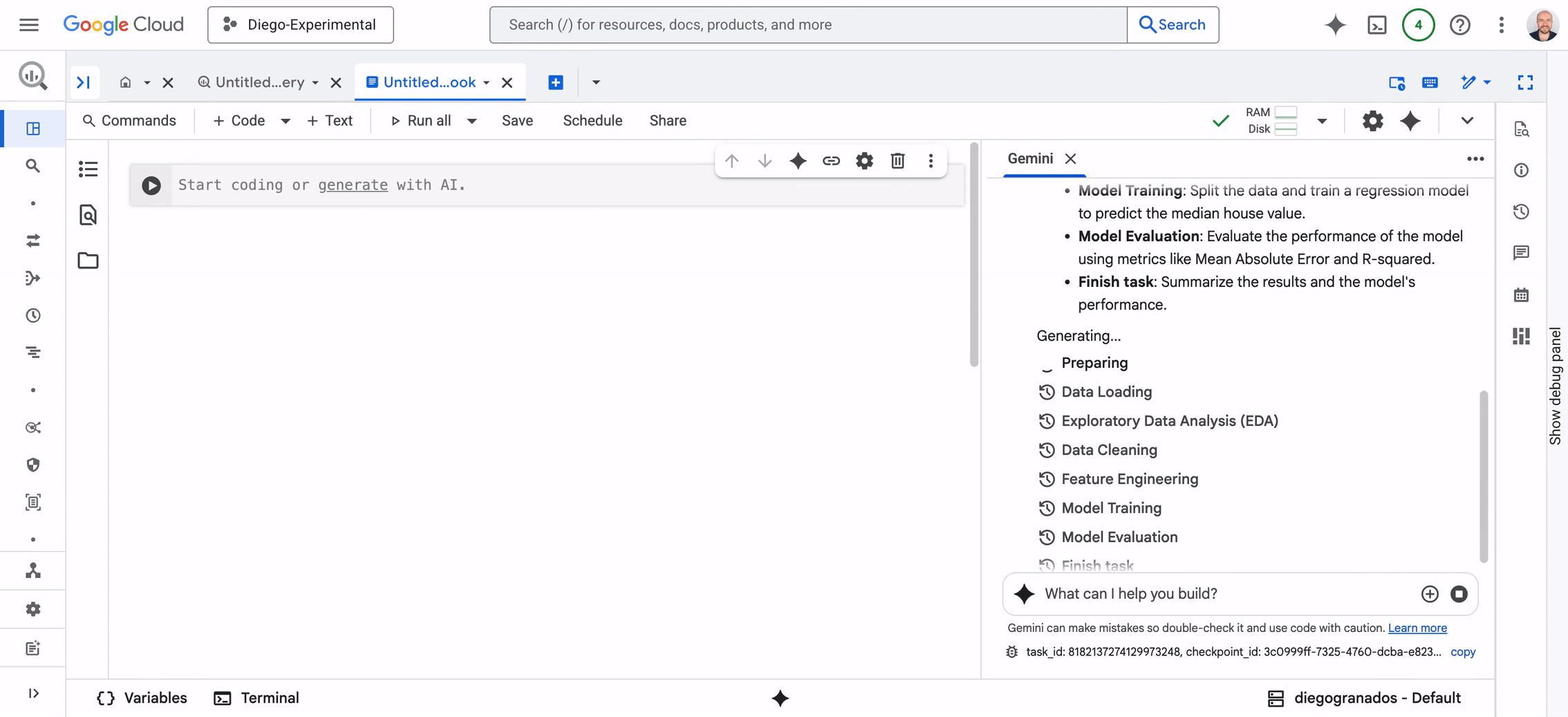 Data Science Agent GIF