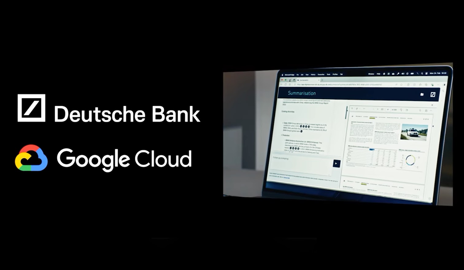 Deutsche Bank is gaining a competitive edge in financial services with DB Lumina, their AI-powered research agent built on Gemini and Vertex AI.