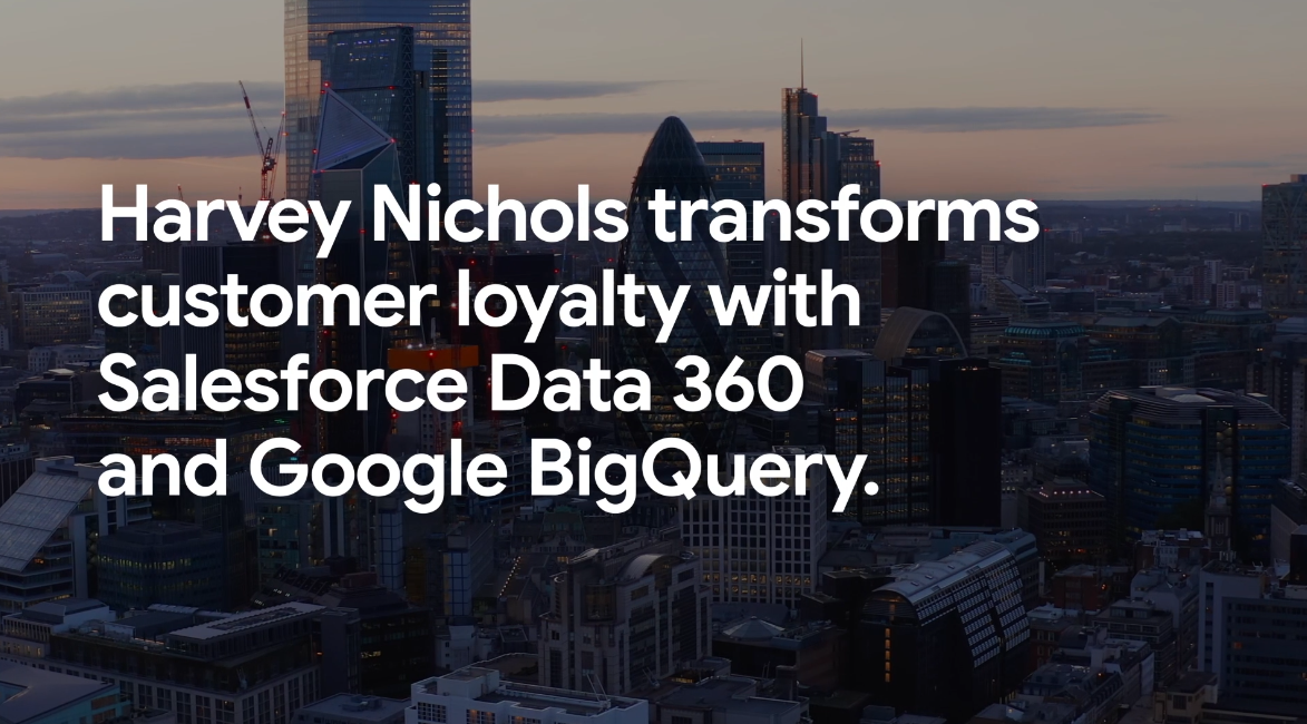 A Harvey Nichols transforma a fidelidade do cliente com o Salesforce Data 360 e o Google BigQuery.