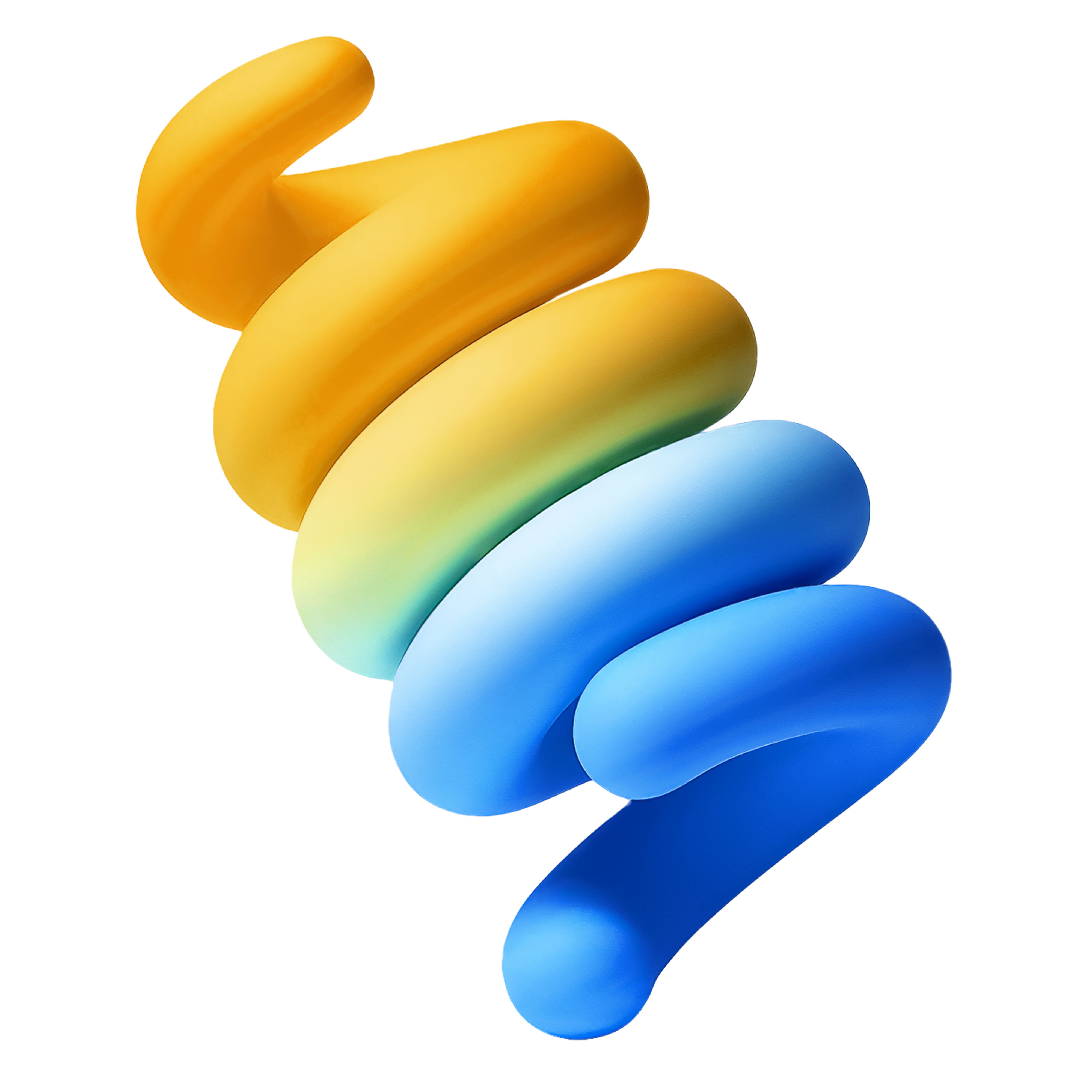 yellow and blue coil