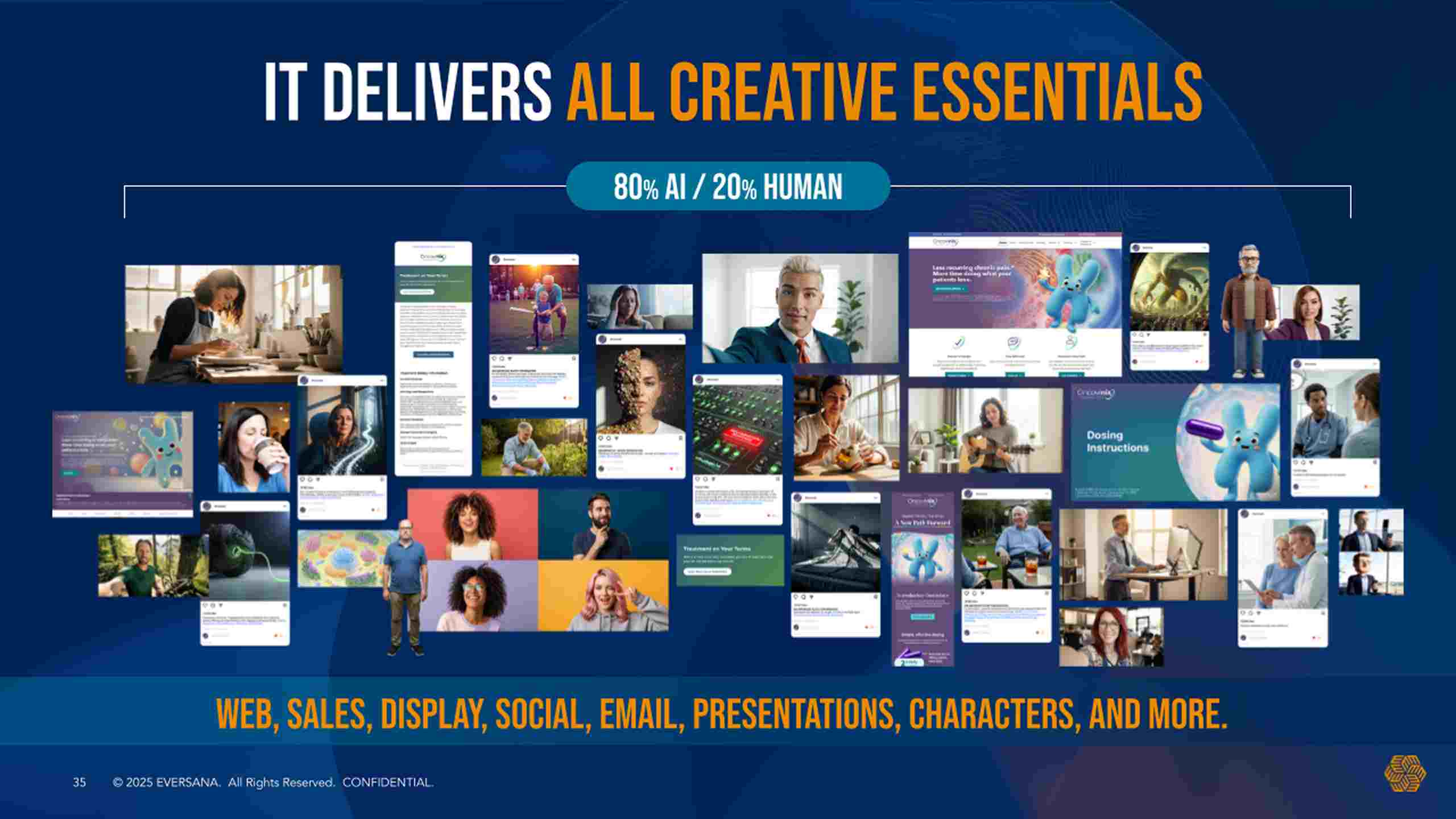 A collage of EVERSANA images